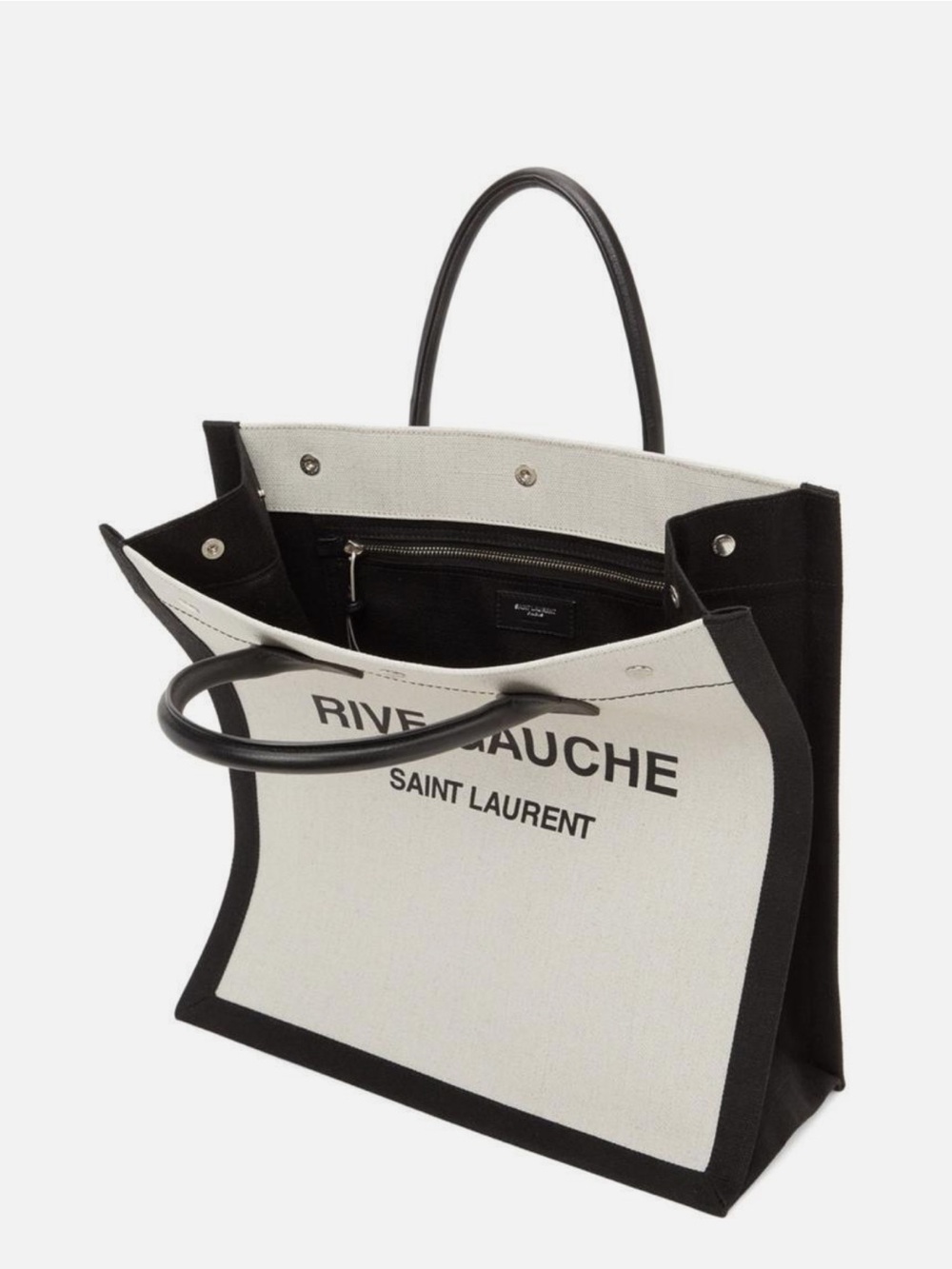 NWT Saint Laurent Rive Gauche North/South shopping bag tote - Picture 2 of 4